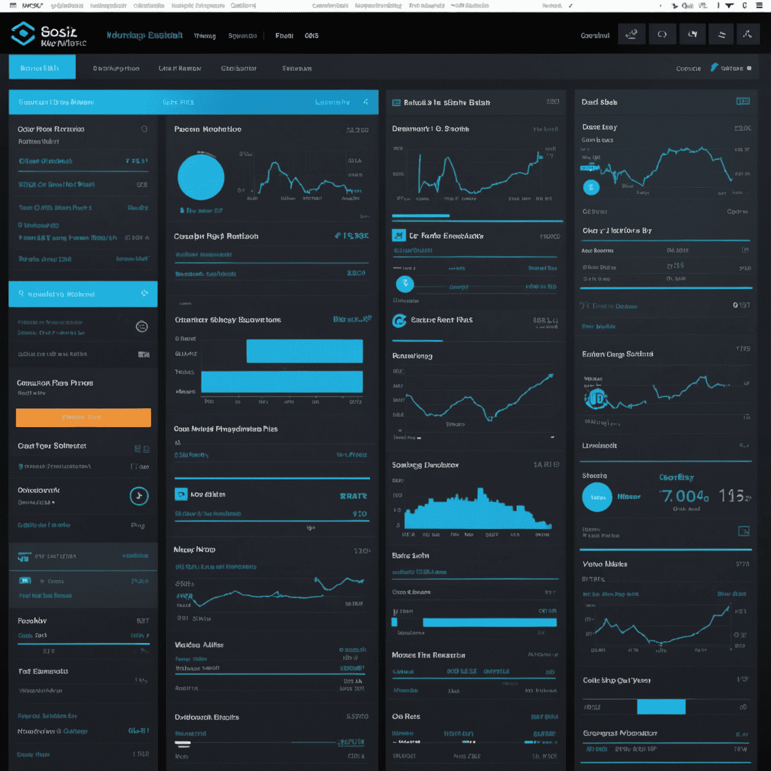 A sleek interface of the CS2 Skin Price Check Tool, showing a skin image, various condition options, and a real-time price graph. The tool has a dark theme with neon blue accents, matching SkinsMonkey Ci's overall design.
